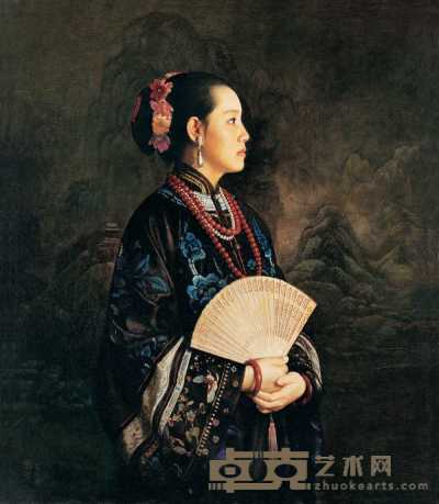 姜国芳 1993年作 福晋 103×90.5cm